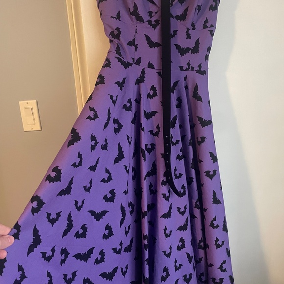 MANEATER SWING DRESS IN BAT PRINT - VIXEN BY MICHELINE PITT - Picture 7 of 12